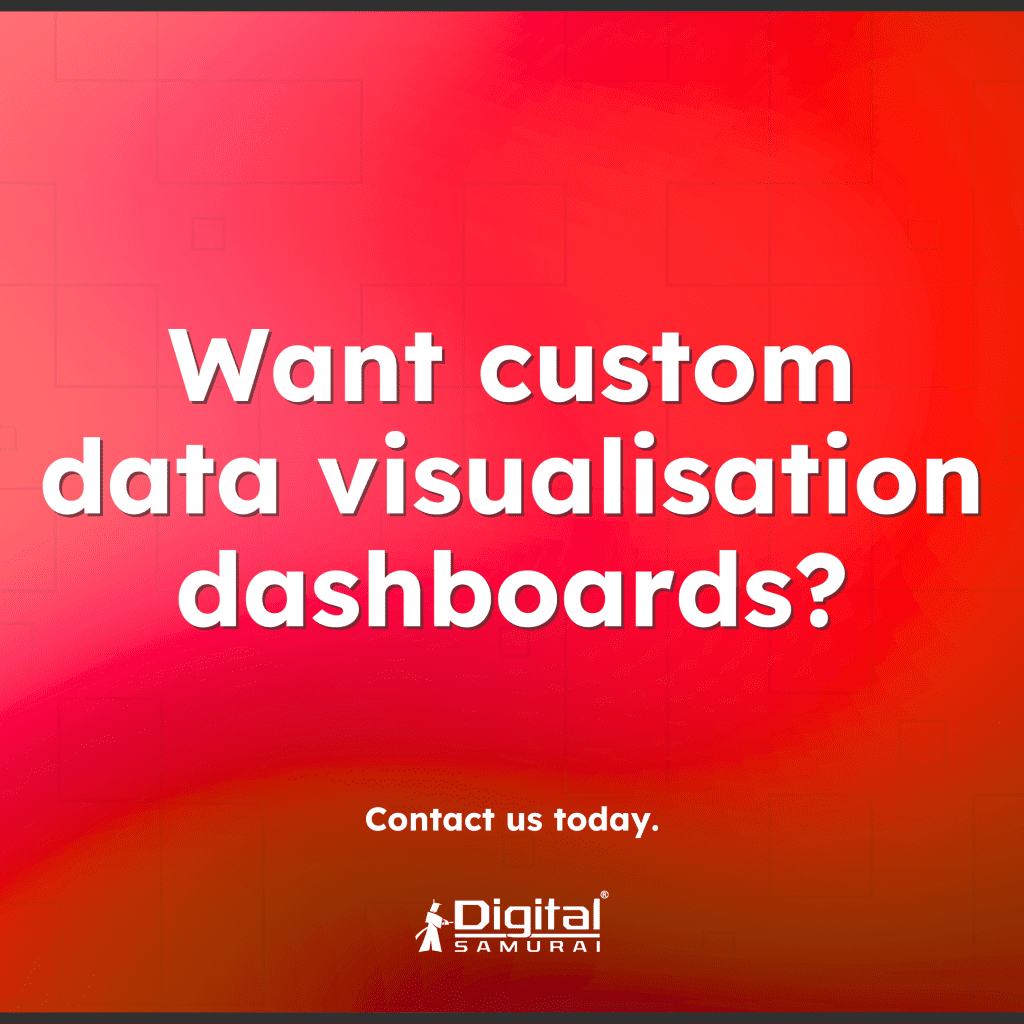 Want custom data visualisation dashboards?